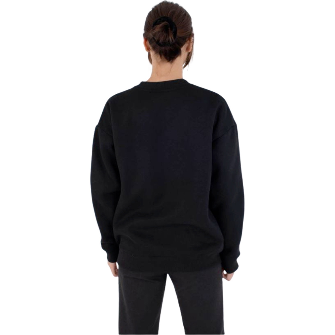 2026 Hurley Womens Script Only Crew WFTEU00016 - Black